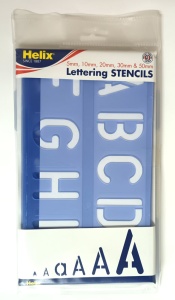 Helix Lettering Stencils Set
